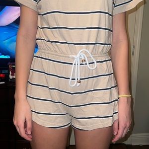 Stripped Romper